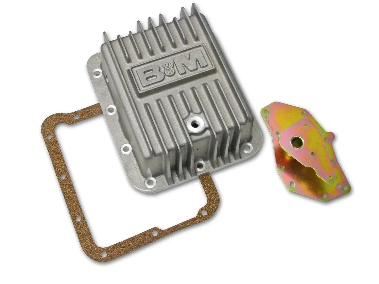 1964-73 FORD MERCURY C4 ALUMINUM B&M TRANSMISSION OIL PAN DEEP CAPACITY image 2