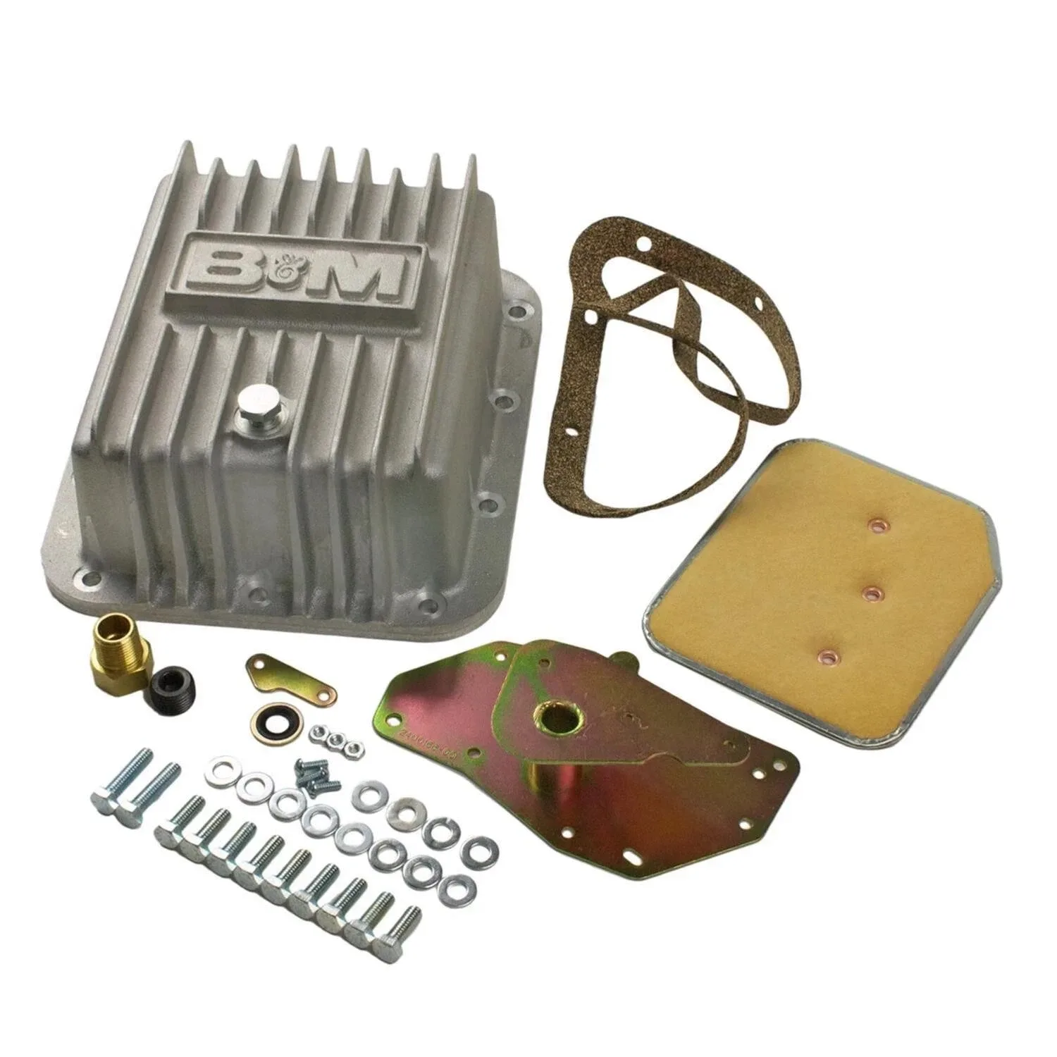 1964-73 FORD MERCURY C4 ALUMINUM B&M TRANSMISSION OIL PAN DEEP CAPACITY
