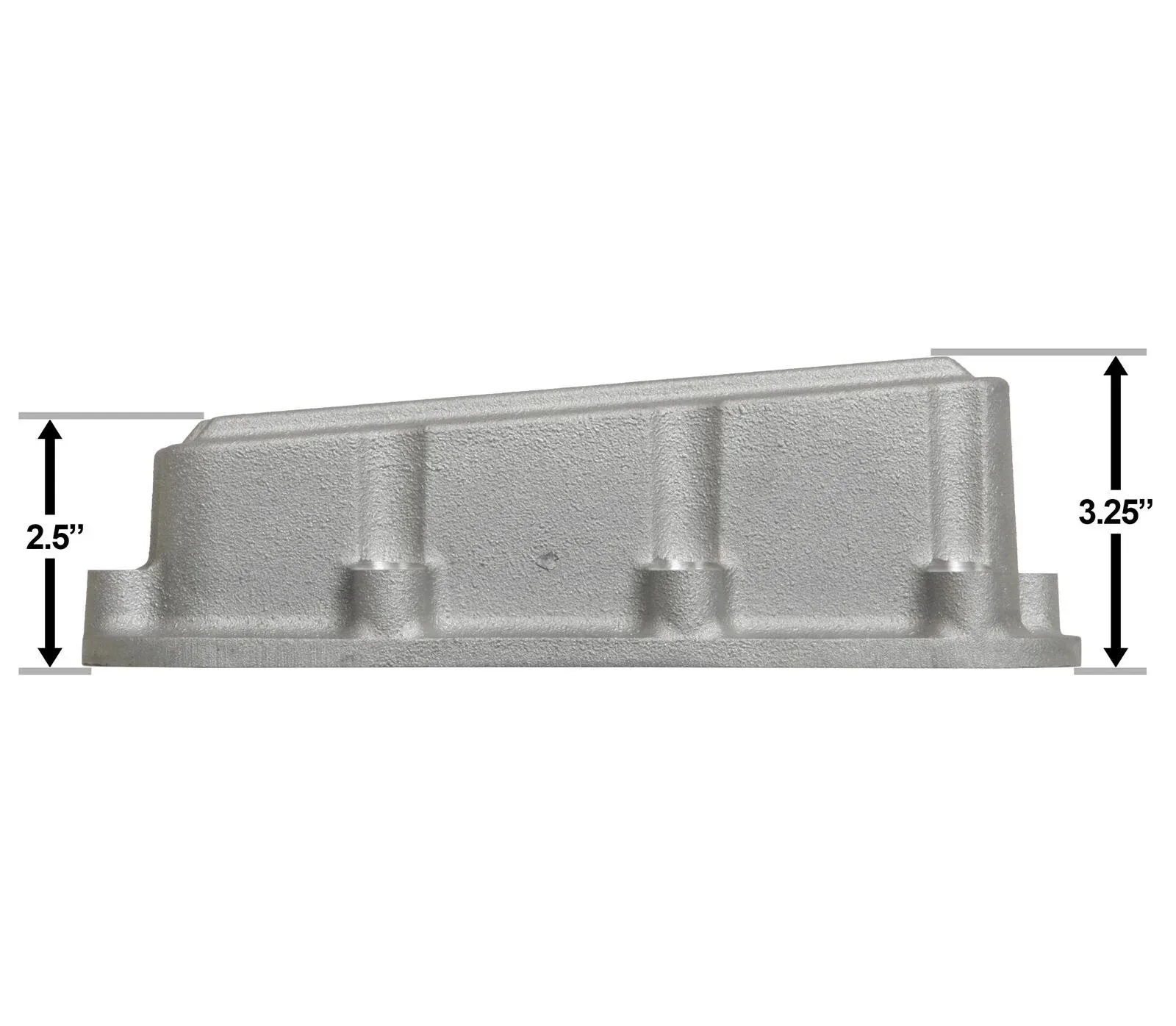 1964-73 FORD MERCURY C4 CAST ALUMINUM PLAIN TRANSMISSION OIL PAN DEEP CAPACITY image 3