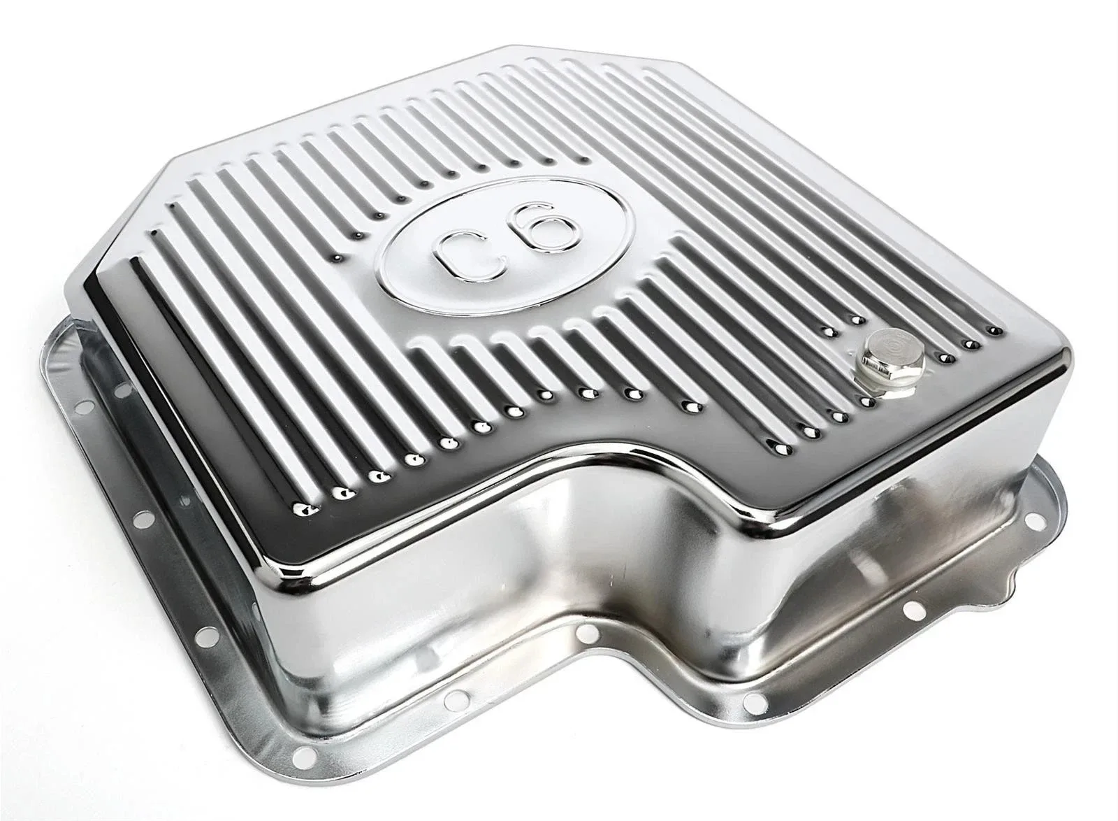 1966-91 FORD MERCURY C6 CHROME STEEL AUTO TRANSMISSION OIL PAN DEEP CAPACITY