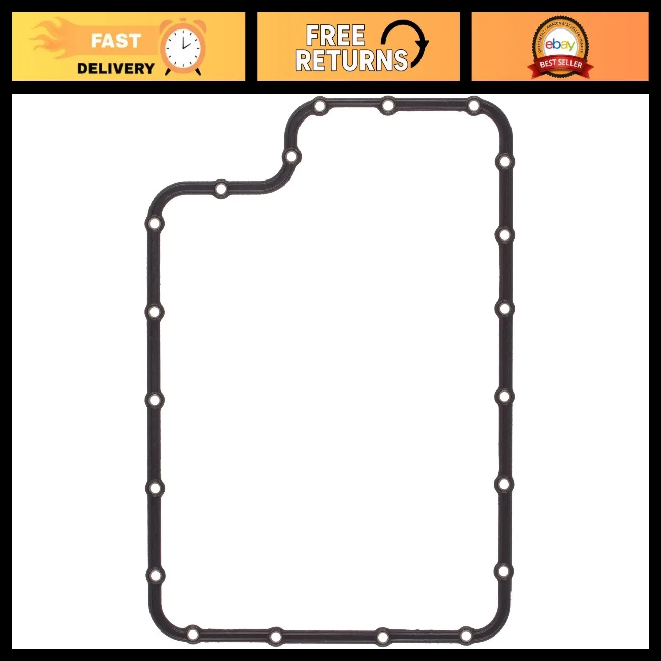 Reusable Automatic Transmission Oil Pan Gasket - OE Style, Fits Most Vehicles