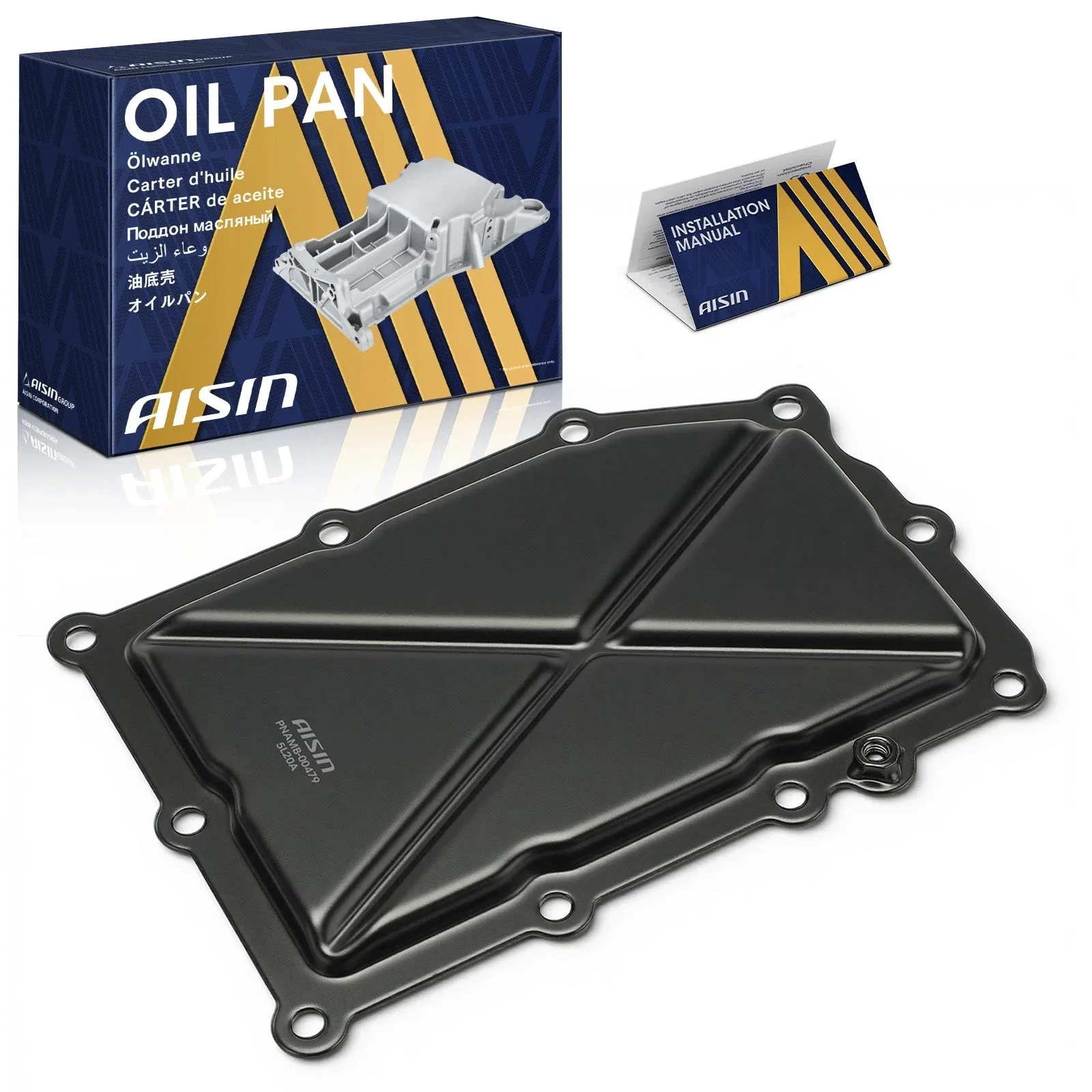 AISIN Transmission Oil Pan for Mercedes-Benz C300 E300 GLC300 2015-2018 L4 2.0L