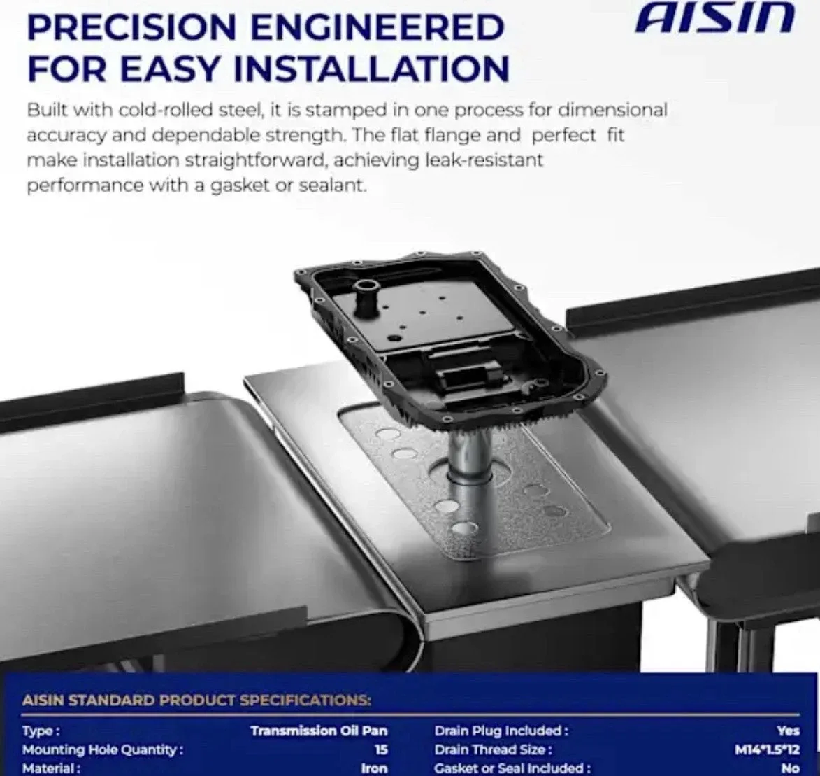 AISIN Transmission Oil Pan for Ram 1500 2500 3500 Dakota Jeep Grand Cherokee image 4