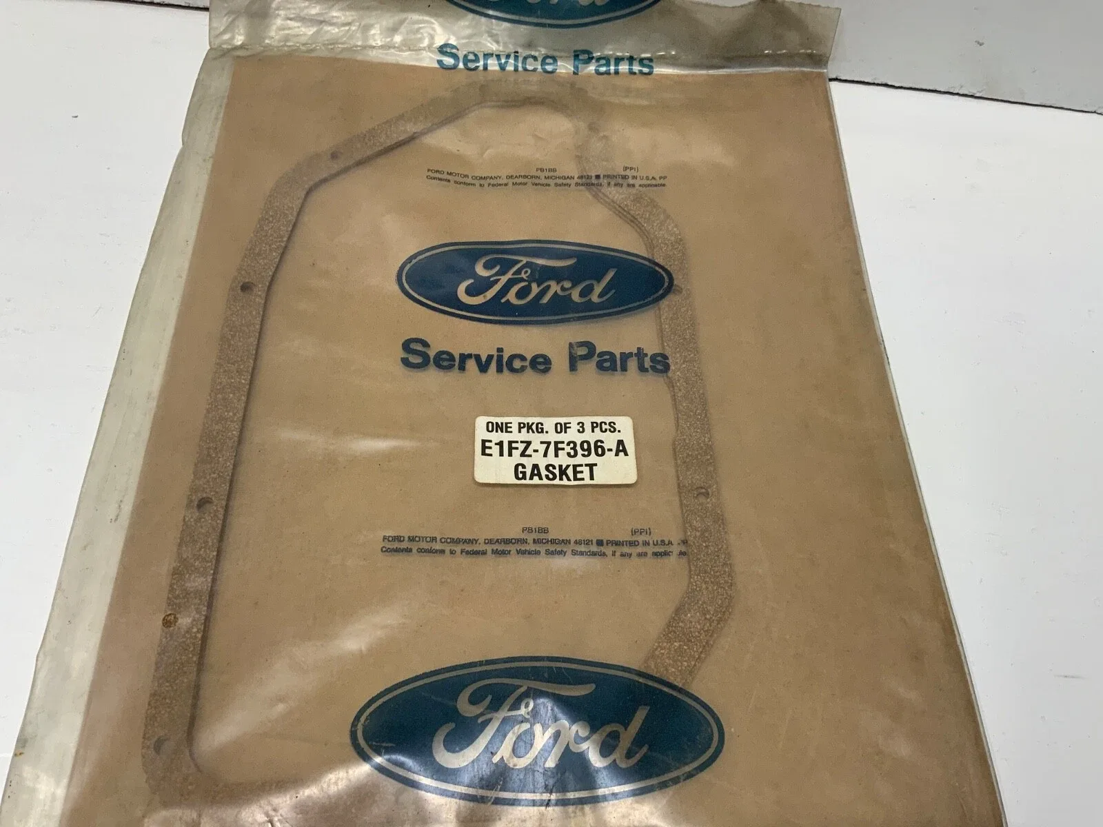 1981-1994 FORD ESCORT ATX AUTO TRANSMISSION OIL PAN GASKET NOS  E1F2-7F396-A image 2