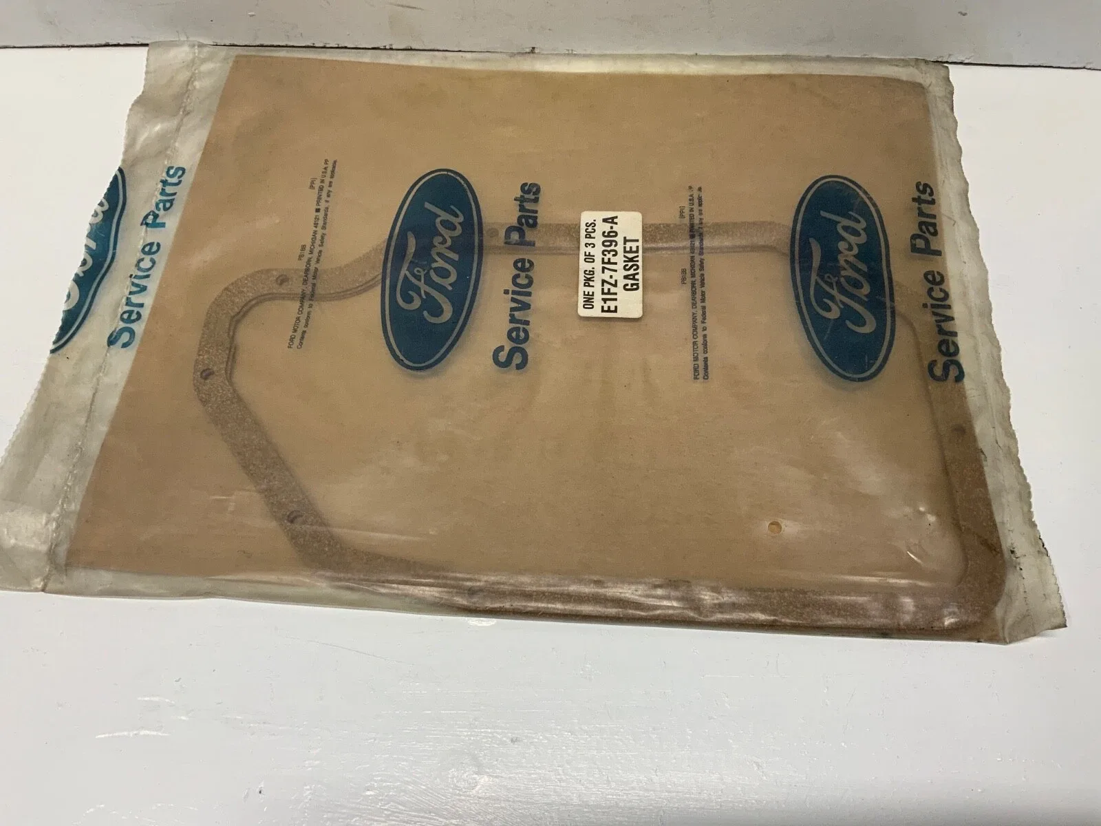 1981-1994 FORD ESCORT ATX AUTO TRANSMISSION OIL PAN GASKET NOS  E1F2-7F396-A