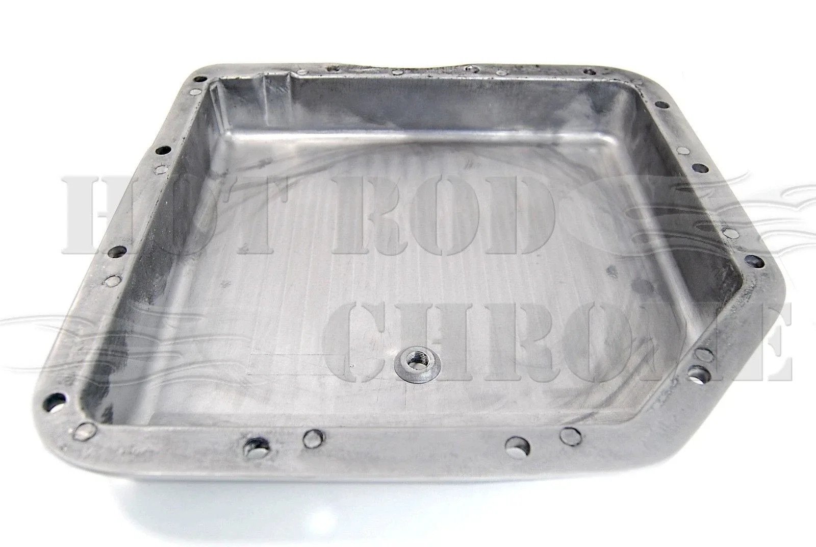 GM Turbo 350 Transmission Pan TH350 HydraMatic Stock Capacity Polished Aluminum image 2