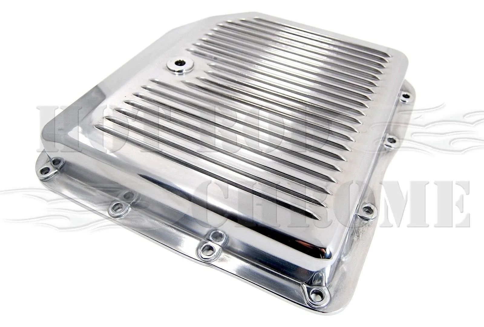 GM Turbo 350 Transmission Pan TH350 HydraMatic Stock Capacity Polished Aluminum image 3