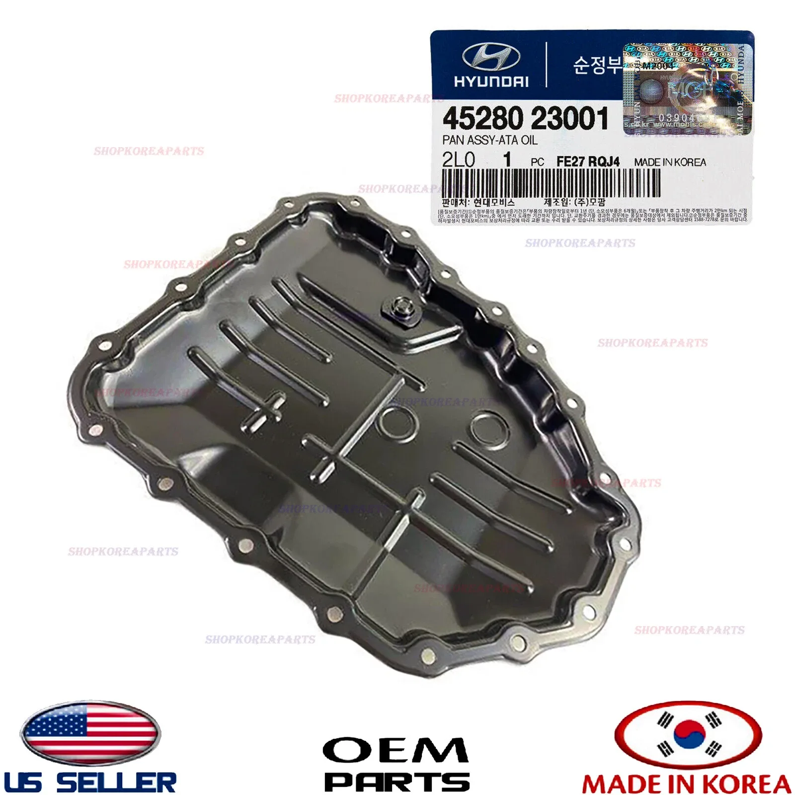 Genuine OEM Automatic Transmission Oil Pan HYUNDAI KIA *See Compatibility image 3