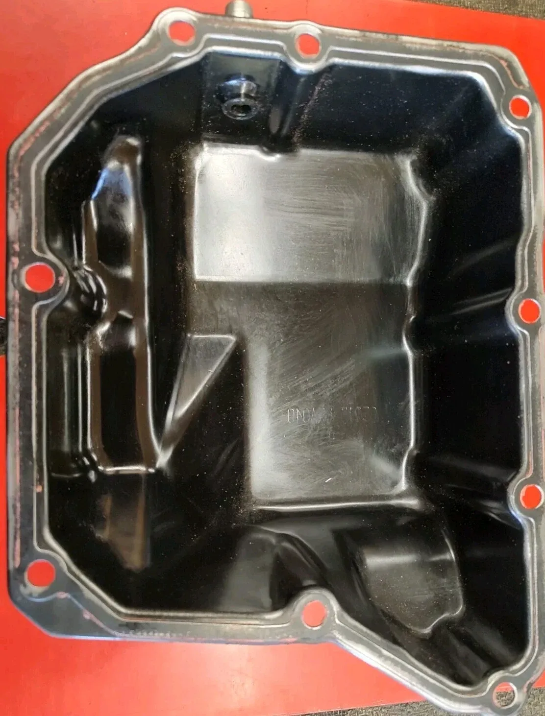 07 Volvo S40 2.4i L5 Aisin 55-51SN transmission Oil Pan Sump Cover #35015-55A040 image 2