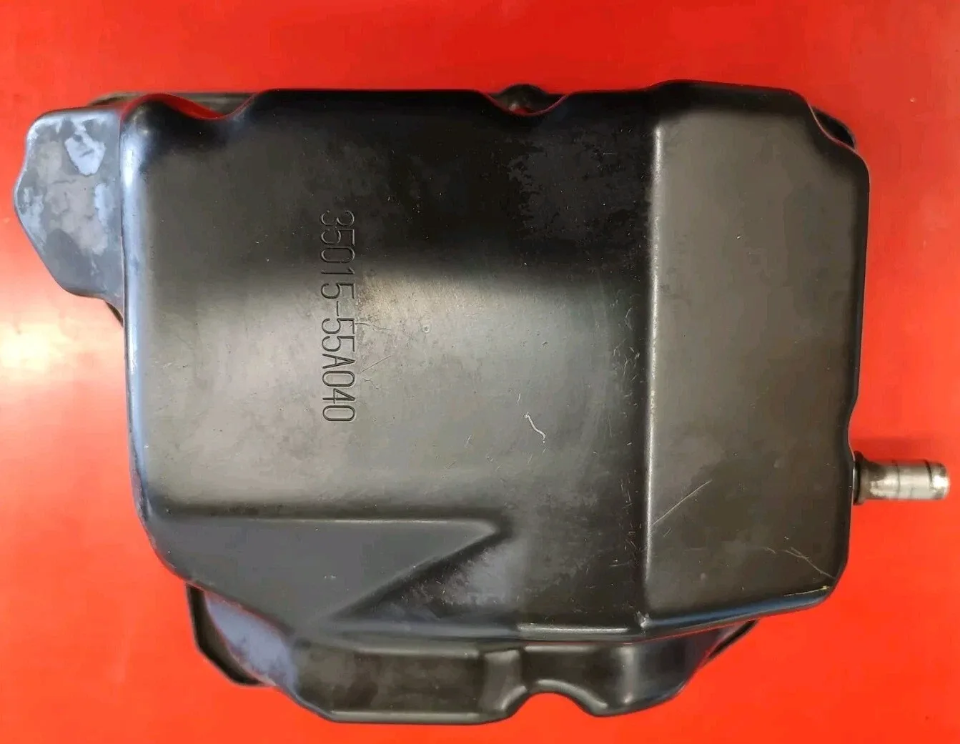 07 Volvo S40 2.4i L5 Aisin 55-51SN transmission Oil Pan Sump Cover #35015-55A040