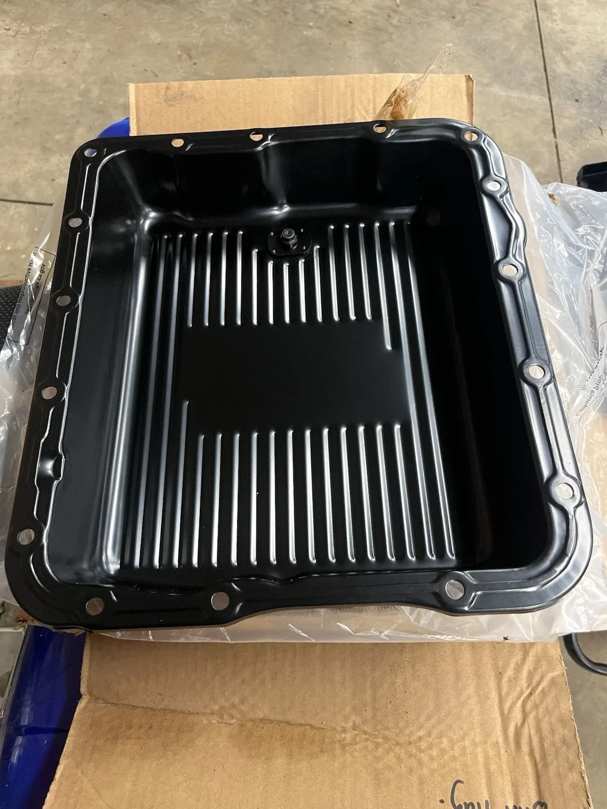 For Chevy Gm 700R4-4L60E-4L65E Steel Transmission Pan (Deep Sump) - Edp Black image 3