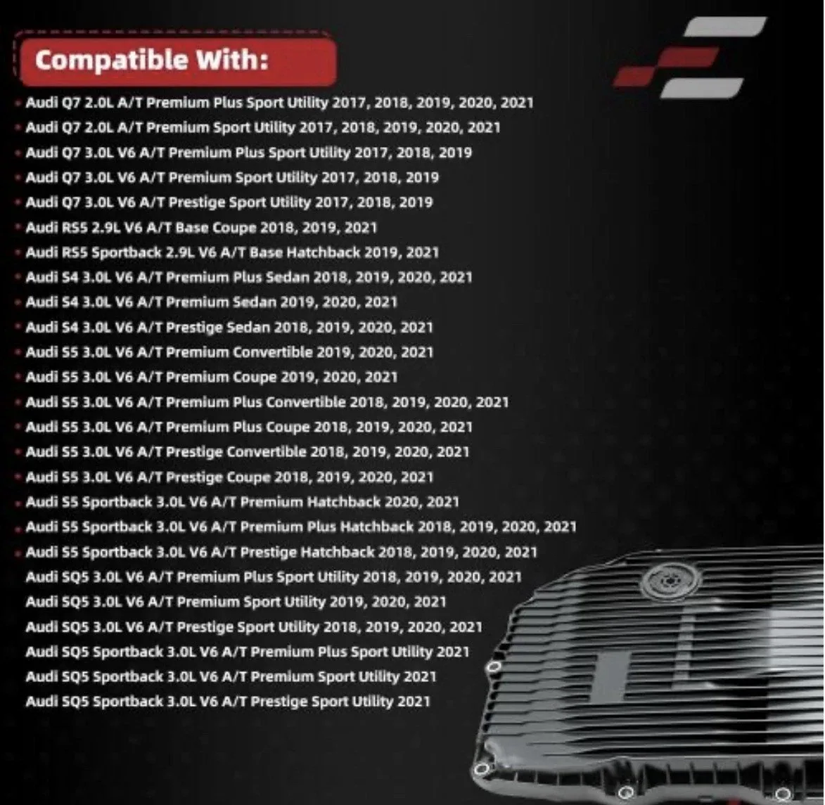 EPPO Automatic Transmission Oil Pan with Gasket Kit Compatible with Audi Q7 image 2