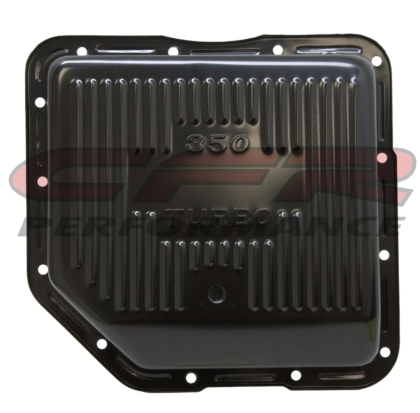 Steel Transmission Pan for Chevy/GM TH-350 - High-Performance, Black Finish image 2