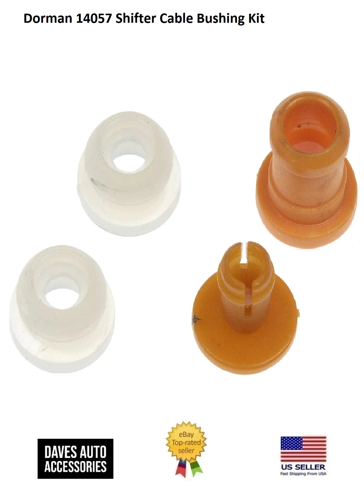 Automatic Transmission Shift Cable Bushing Kit #14057 Fits Ford/Pontiac/Chevy