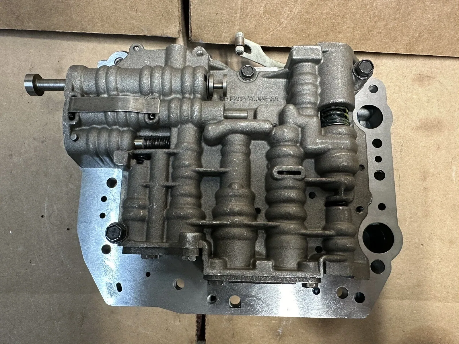C5 TRANS VALVE BODY E2AP-7A092-AA E2SP-7A101-AA SHIFT KIT INSTALLED 1982-1989 image 2