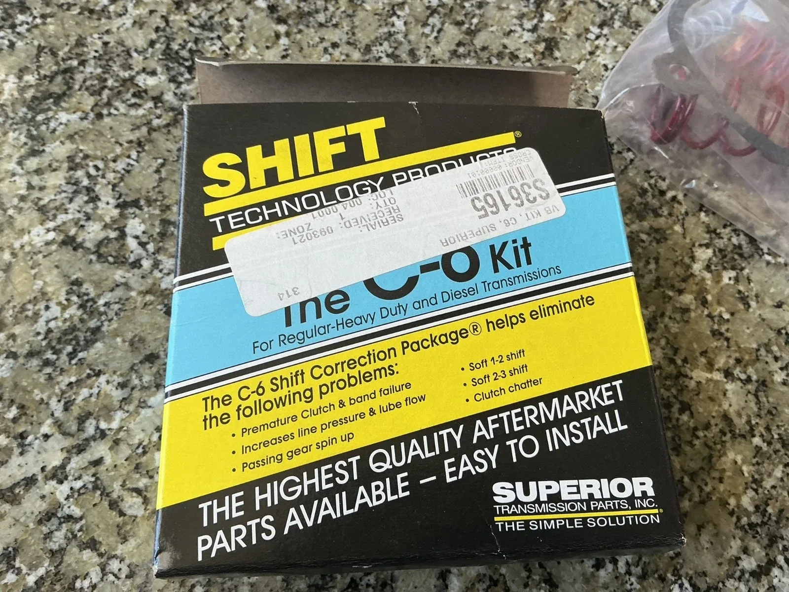 SHIFT SUPERIOR CO C-6 CORRECTION KIT - REGULAR-HEAVY DUTY & DIESEL TRANSMISSIONS image 2
