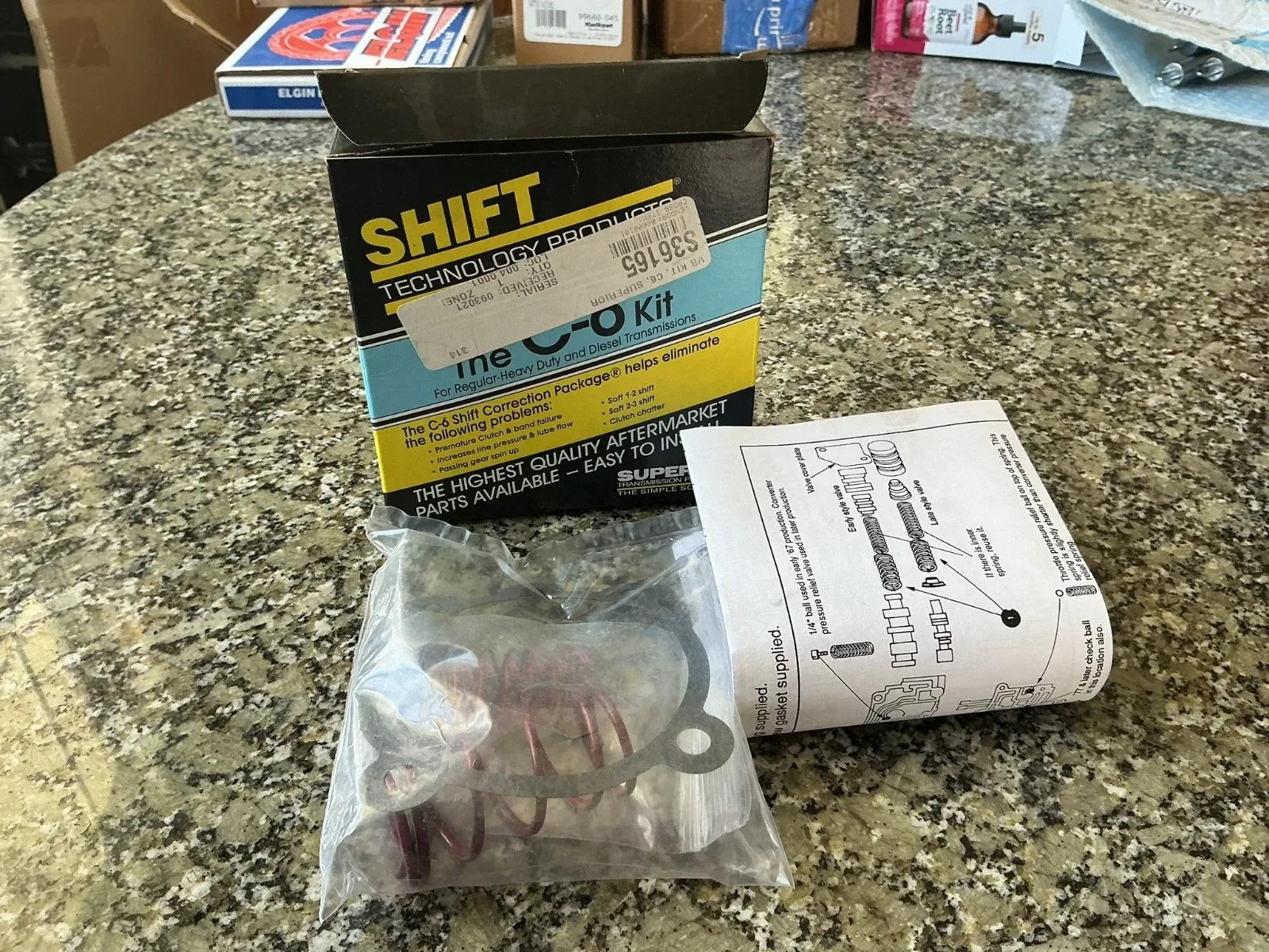 SHIFT SUPERIOR CO C-6 CORRECTION KIT - REGULAR-HEAVY DUTY & DIESEL TRANSMISSIONS image 3