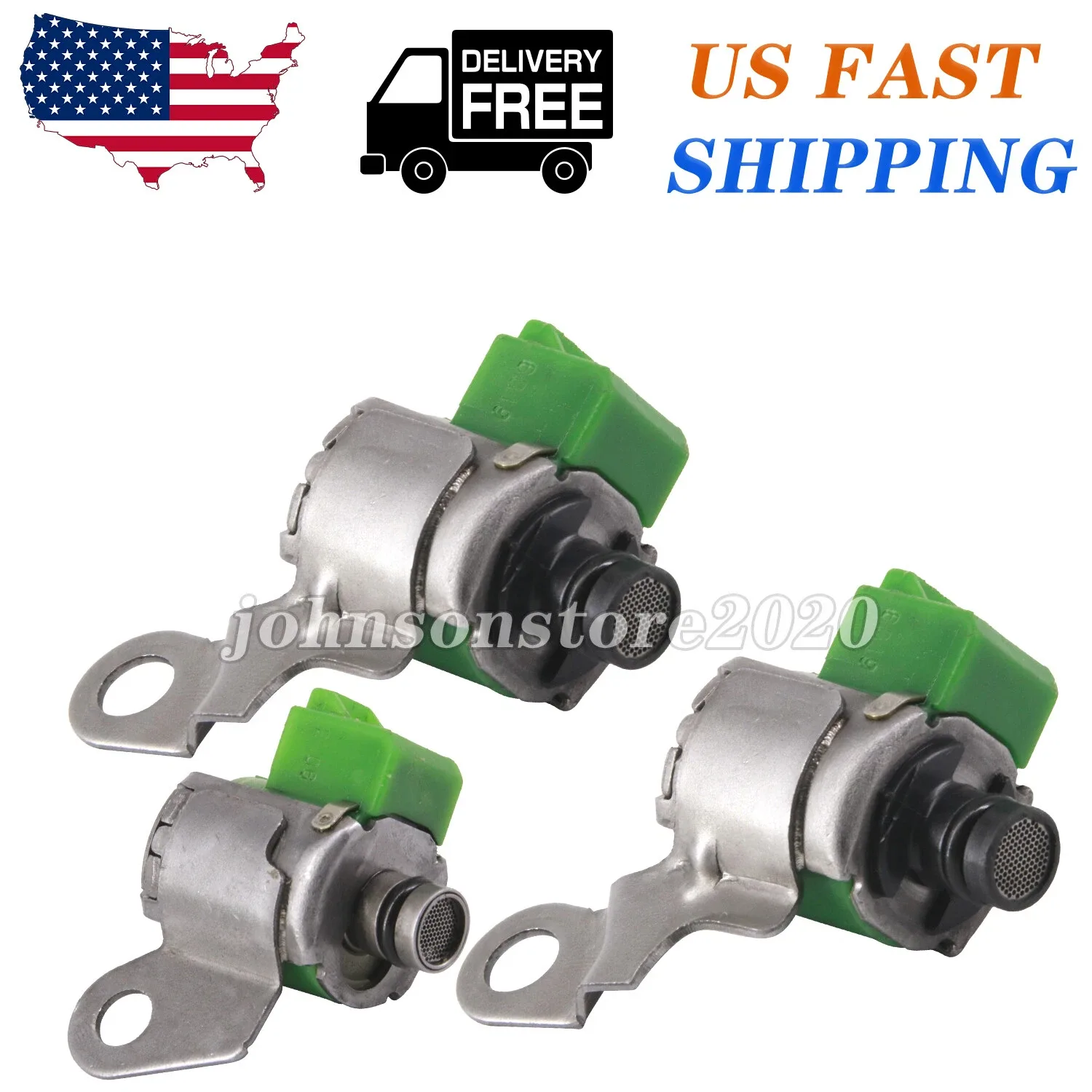 3PCS Transmission Solenoid Kit for Toyota Lexus Jeep 85420-22080 (TCS67) image 3