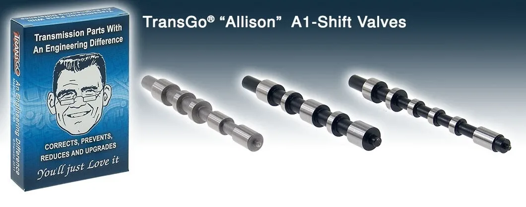 ALLISON 1000-2400 A1 SHIFT KIT TRANSGO - GMC Chevy 2001-2010 (A1-SHIFT-VALVES) image 2