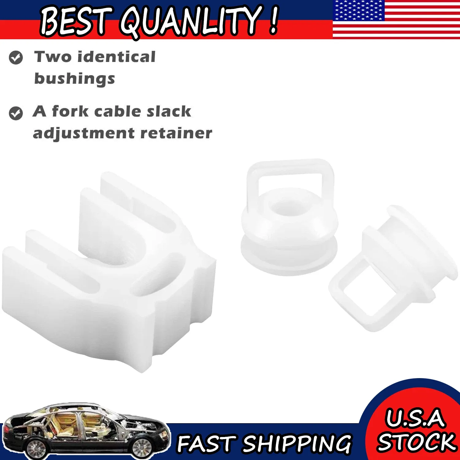 Transmission Shift Cable Bushing Kit 14104 for Chevrolet GMC Ram