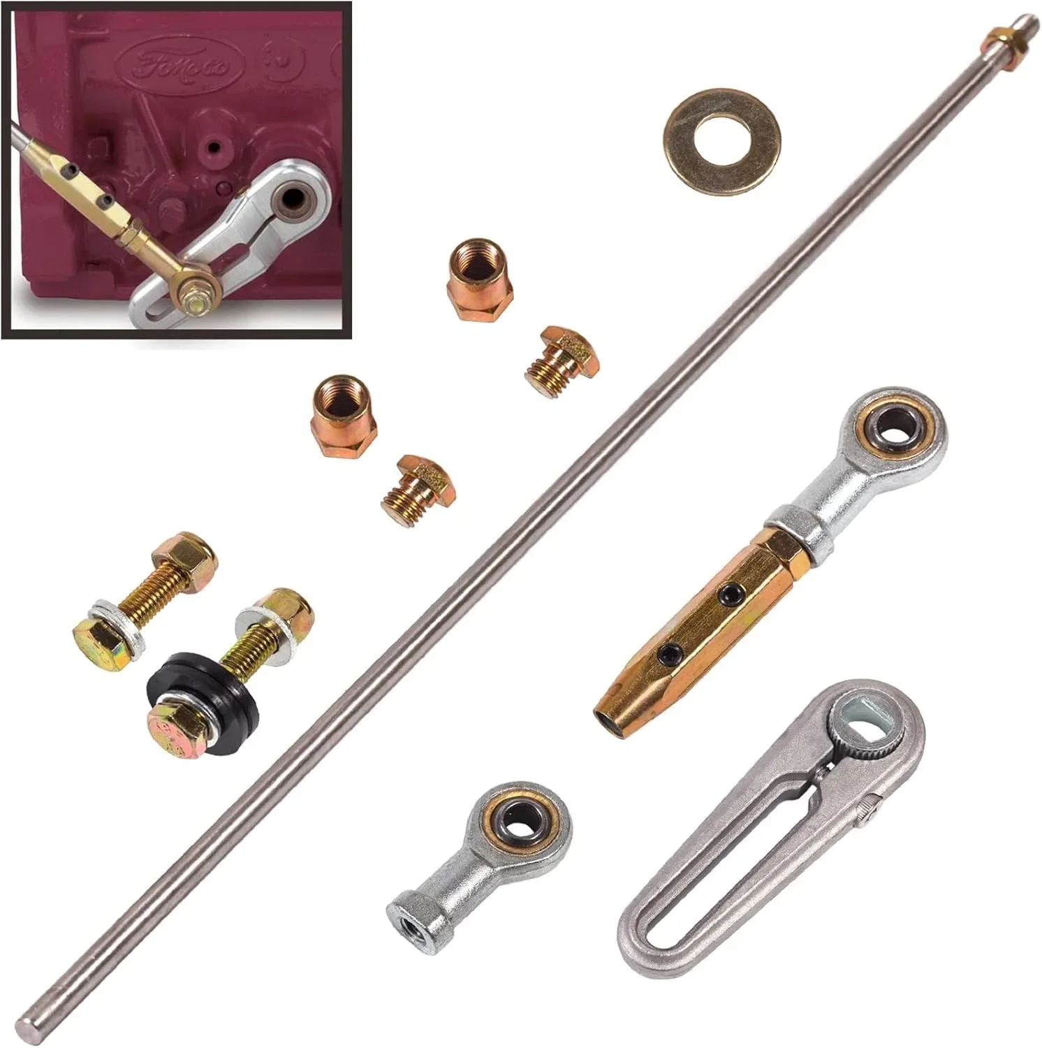 ACA-1800 21" 700R4 Transmission Shift Linkage Kit for Chevrolet C1500, C10, Chevelle
