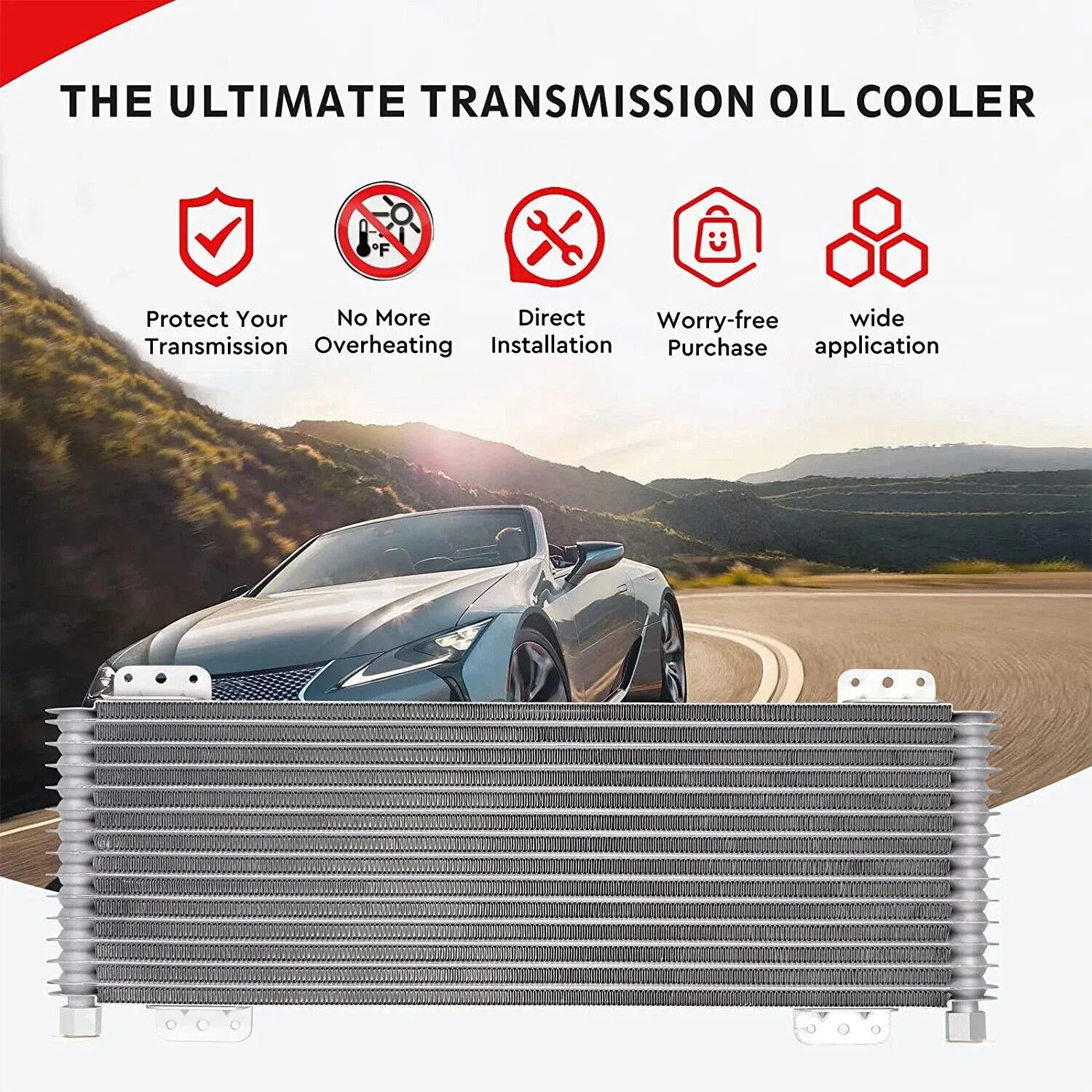 40K Transmission Cooler Transmission Oil Cooler GVW Max 40,000 LPD47391 image 4