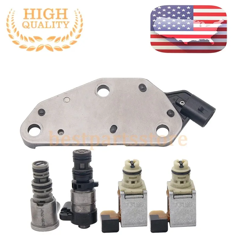 For GM 4T65E Transmission Solenoids Kit Set TCC 2 Shift EPC Switch 2003+ 84420AK