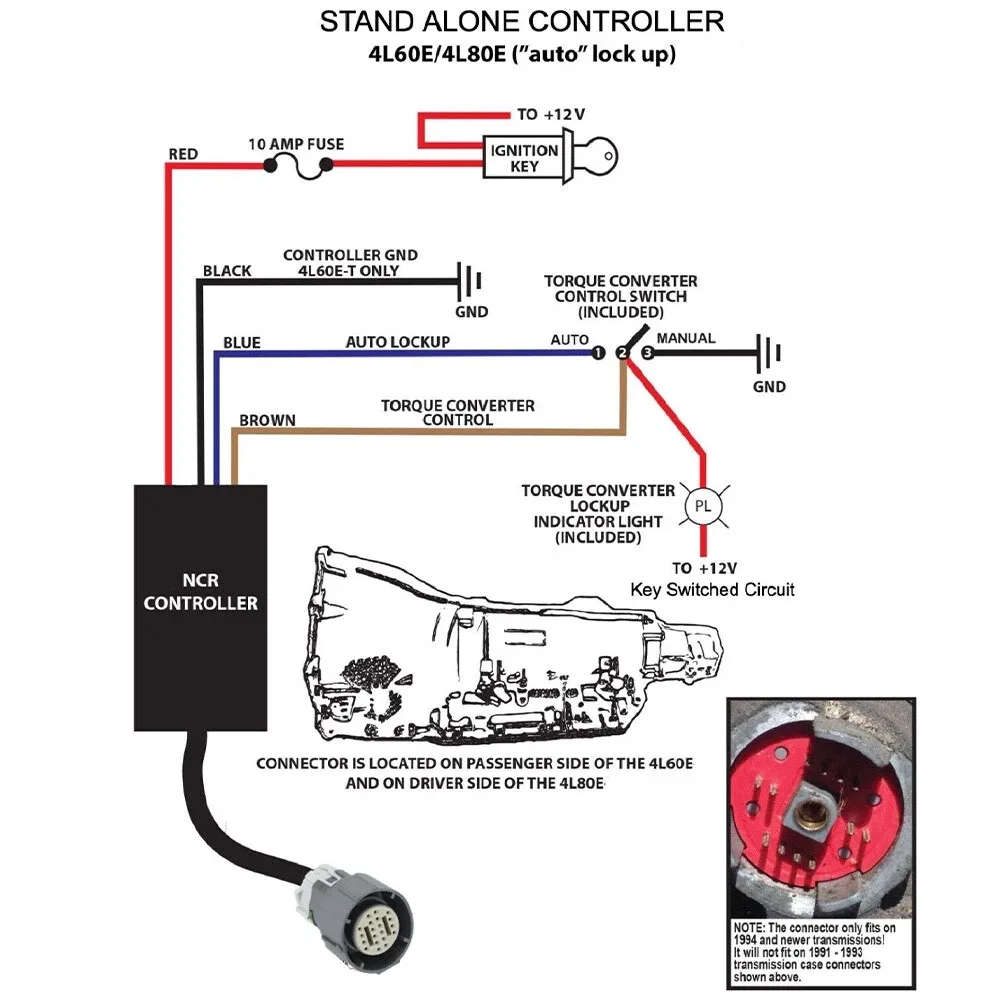 Stand Alone Controller Kit For 1993-08 4L60E Transmission Case Full Manual Shift image 2