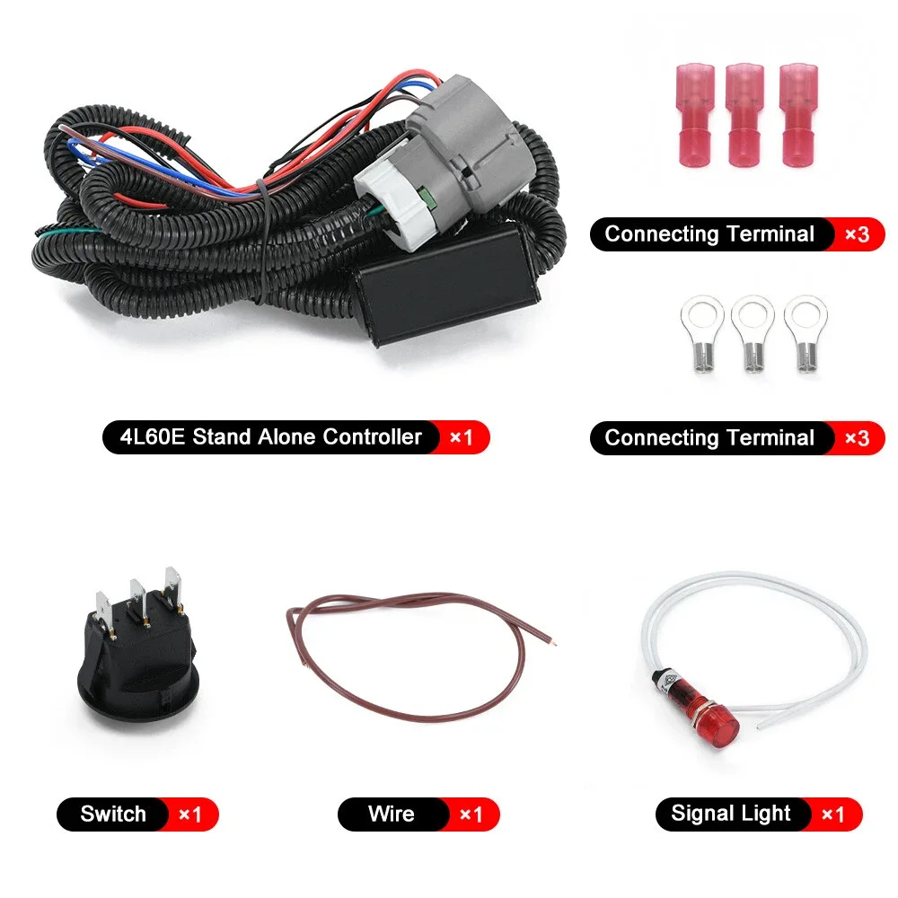 Stand Alone Controller Kit For 1993-08 4L60E Transmission Case Full Manual Shift image 3