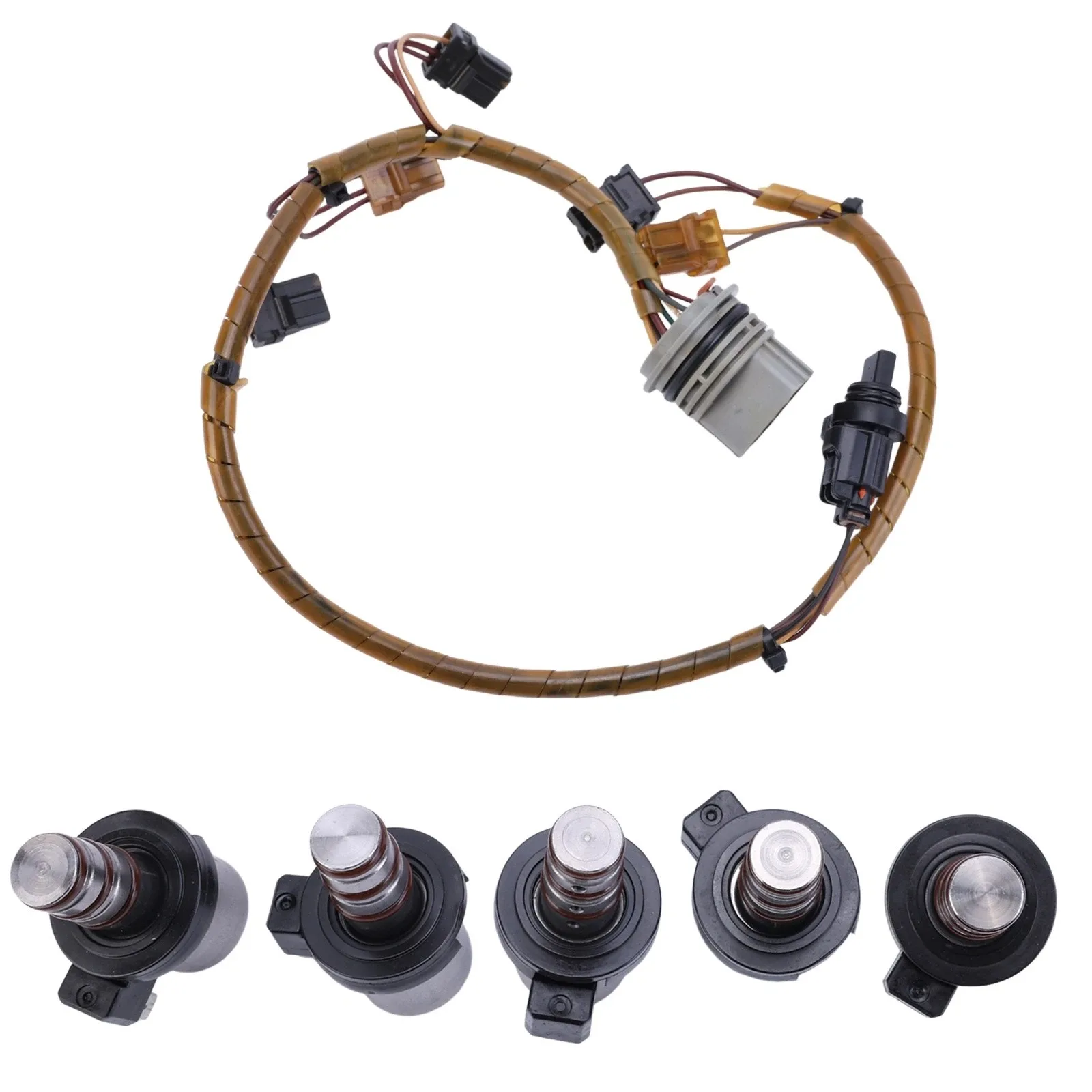 FOR MITSUBISHI HYUNDAI TRANSMISSION SHIFT F4A42 KIT HARNESS WITH SOLENOID F4A41 image 2