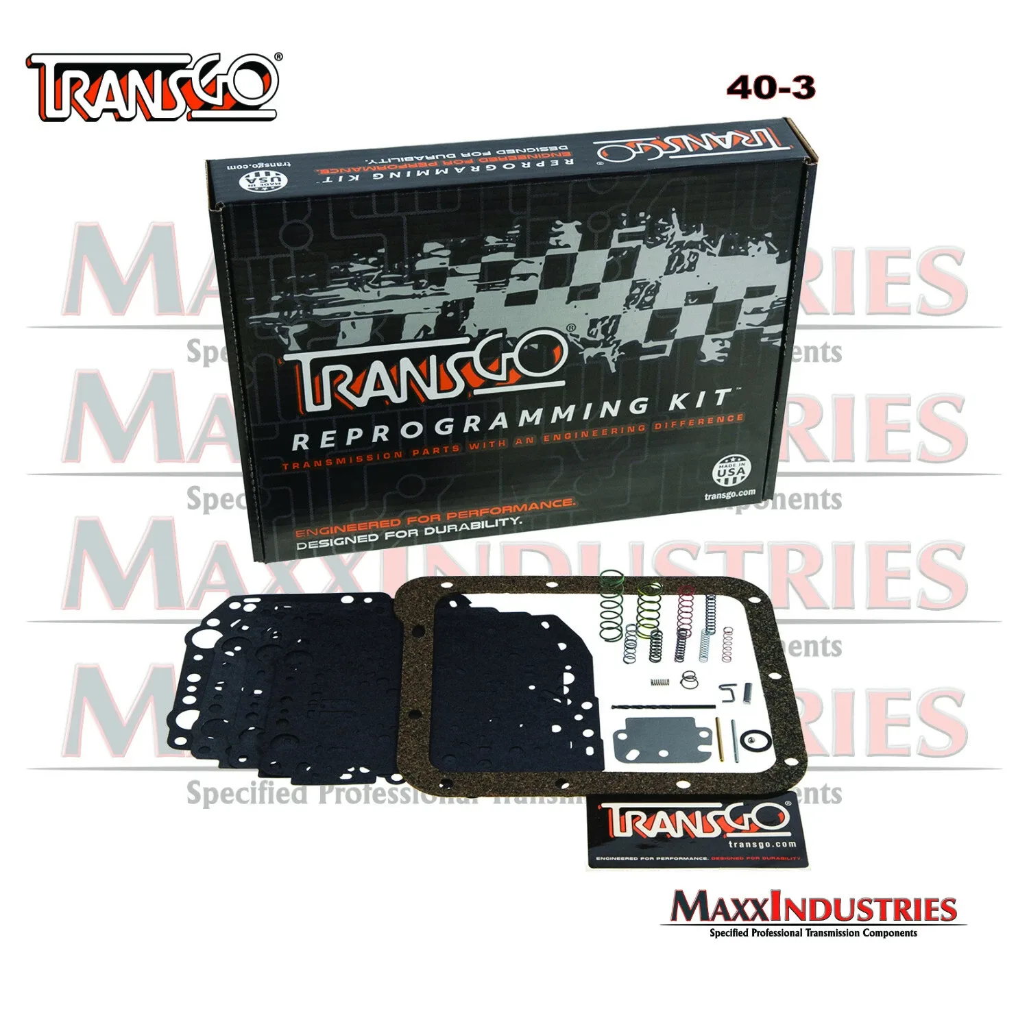 TransGo 40-3 Shift Kit for Ford C4 Transmission image 2