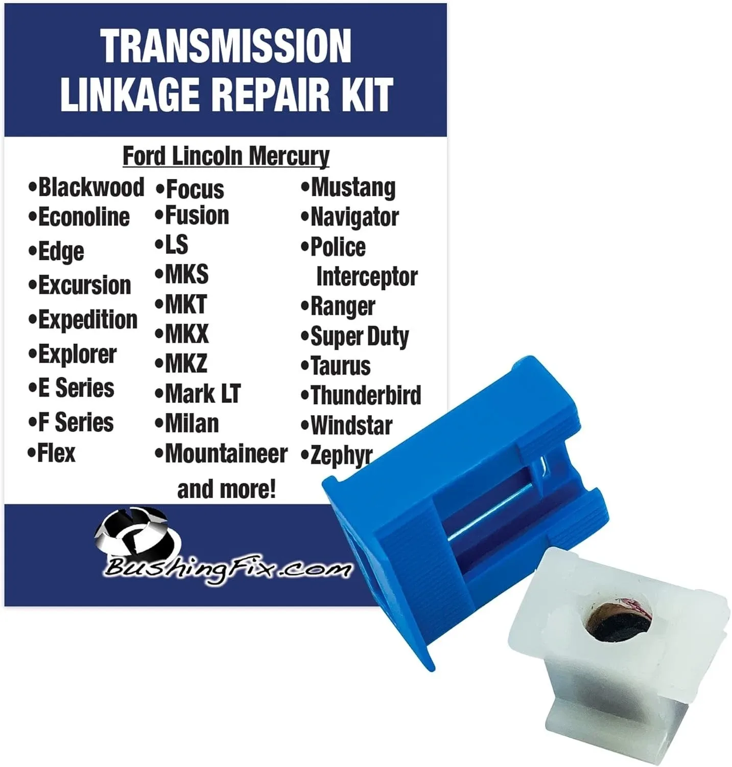 BushingFix Automatic Transmission Shift Cable Replacement Kit for Ford & Lincoln image 3