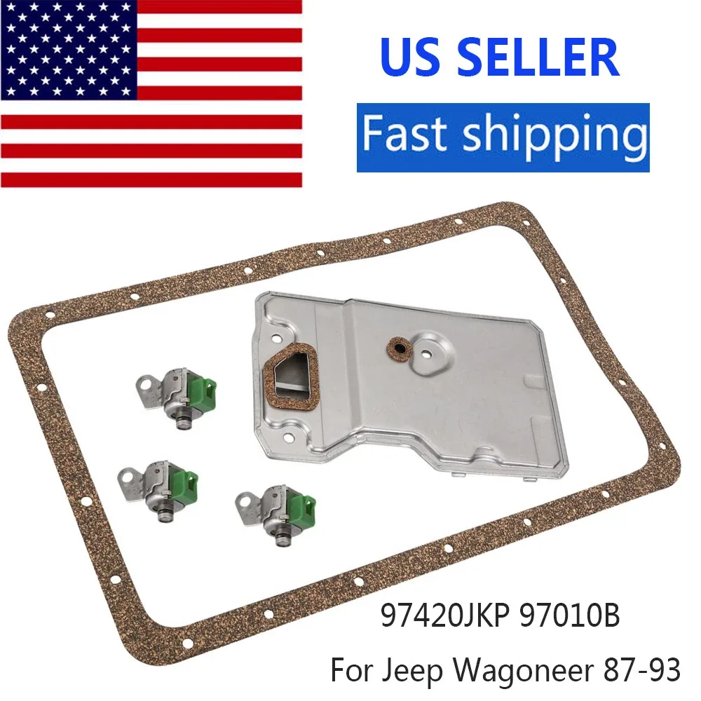 Jeep A340/AW4 Transmission Solenoid Kit 97420JKP 97010B (Remanufactured)