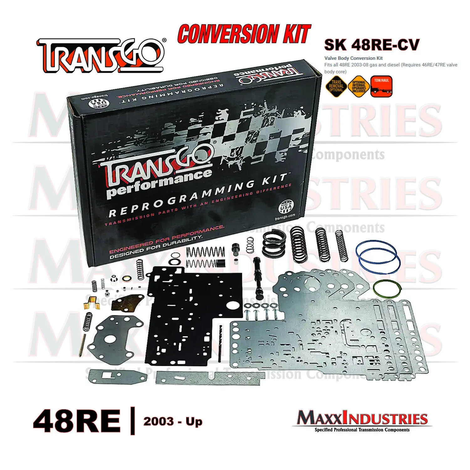 TransGo SK 48RE-CV Shift Kit for 48RE (converts 46-47RE, 48RE-CV) image 2