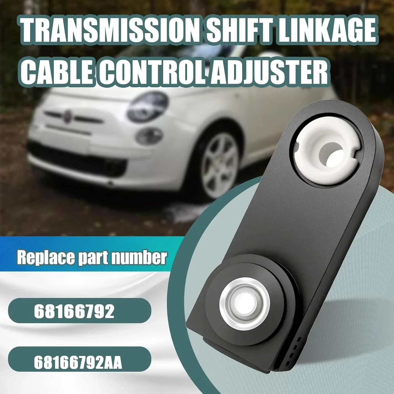 Fiat 500 Shift Linkage Cable (Transmission Shift Linkage Cable) - Unbranded image 4