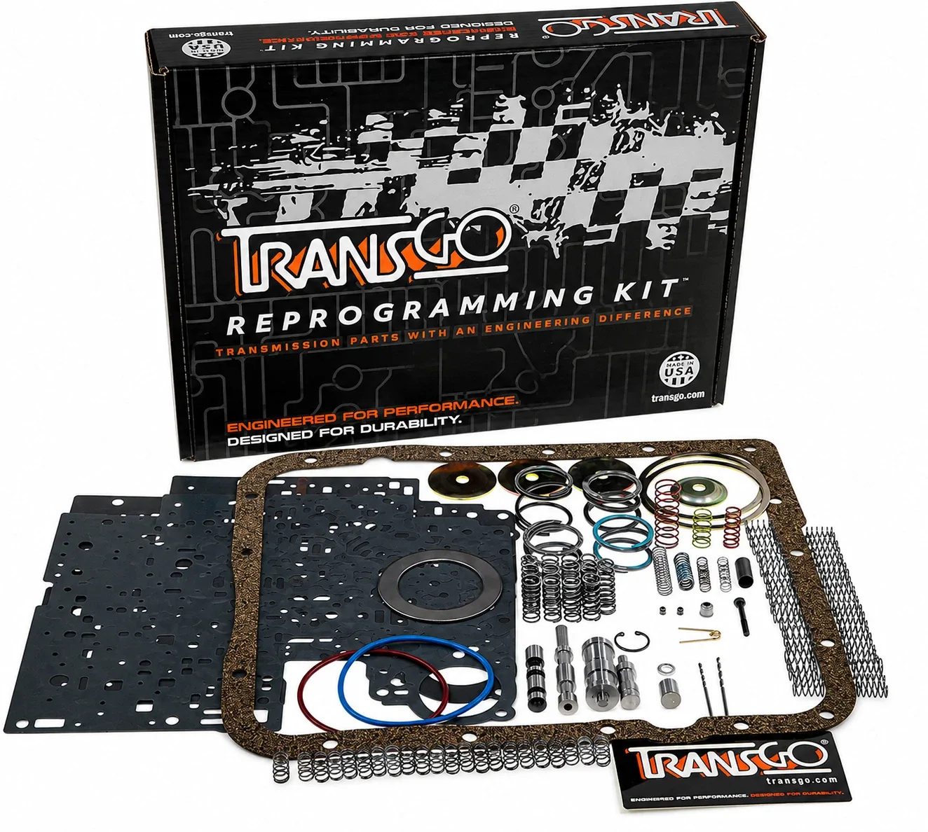 1993-up GM 4L60E TransGo Shift Kit 4L60E-HD2 with .500" Boost Valve