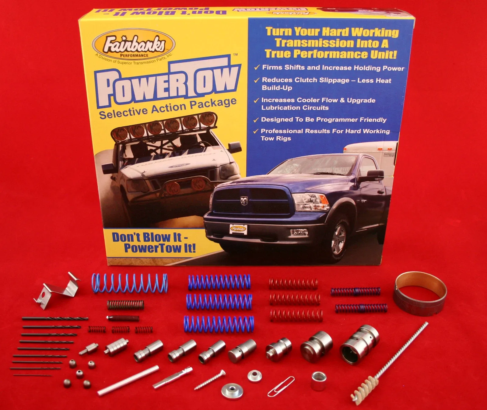 Fairbanks PowerTow Shift Kit for E4OD / E40D / 4R100 Transmissions PT4R100 image 2