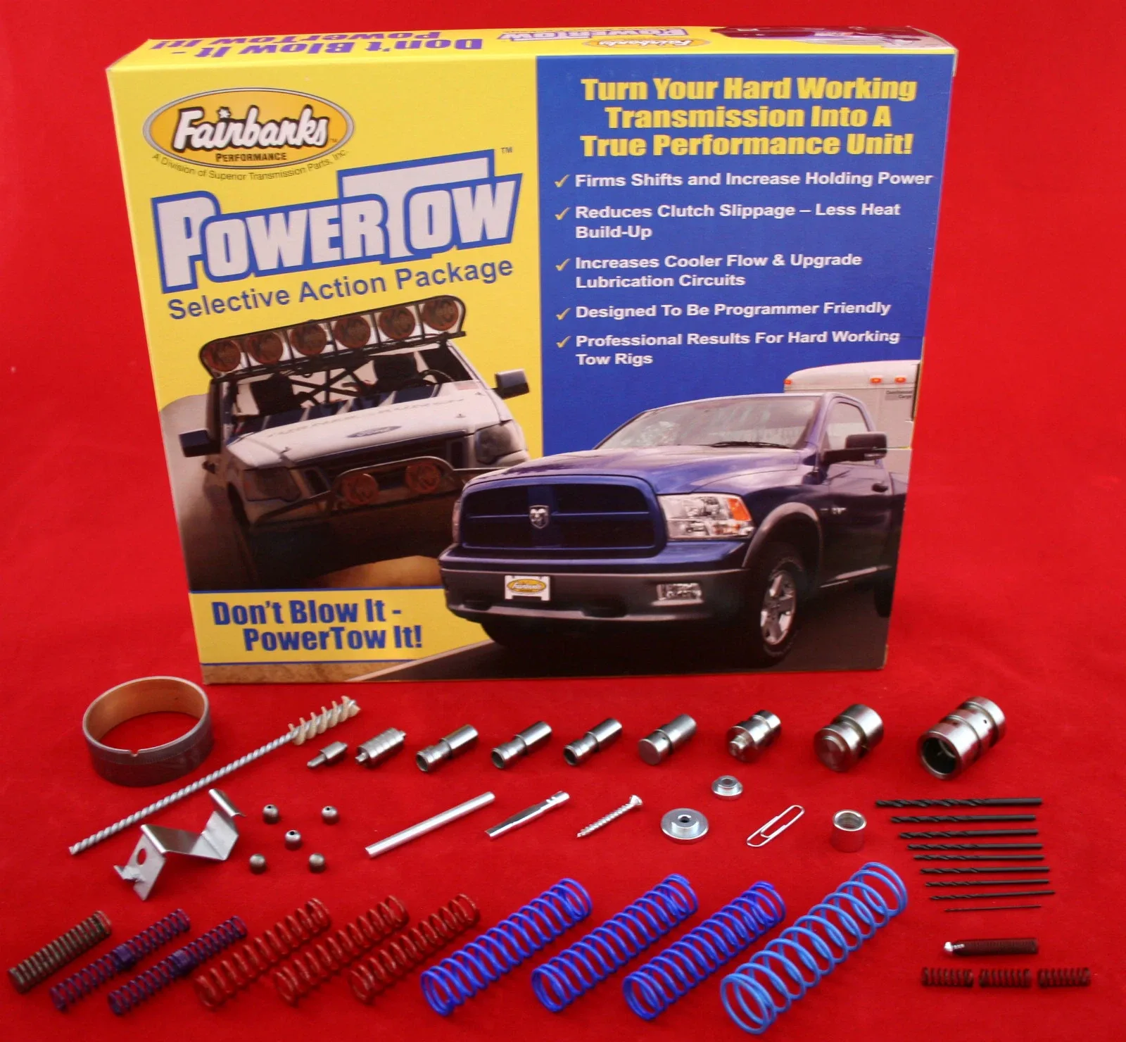 Fairbanks PowerTow Shift Kit for E4OD / E40D / 4R100 Transmissions PT4R100
