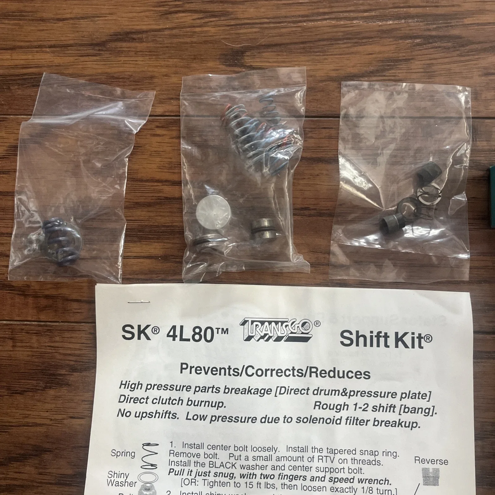 1996 and Older Transgo Shift Kit SK4L80 for 4L80 image 2