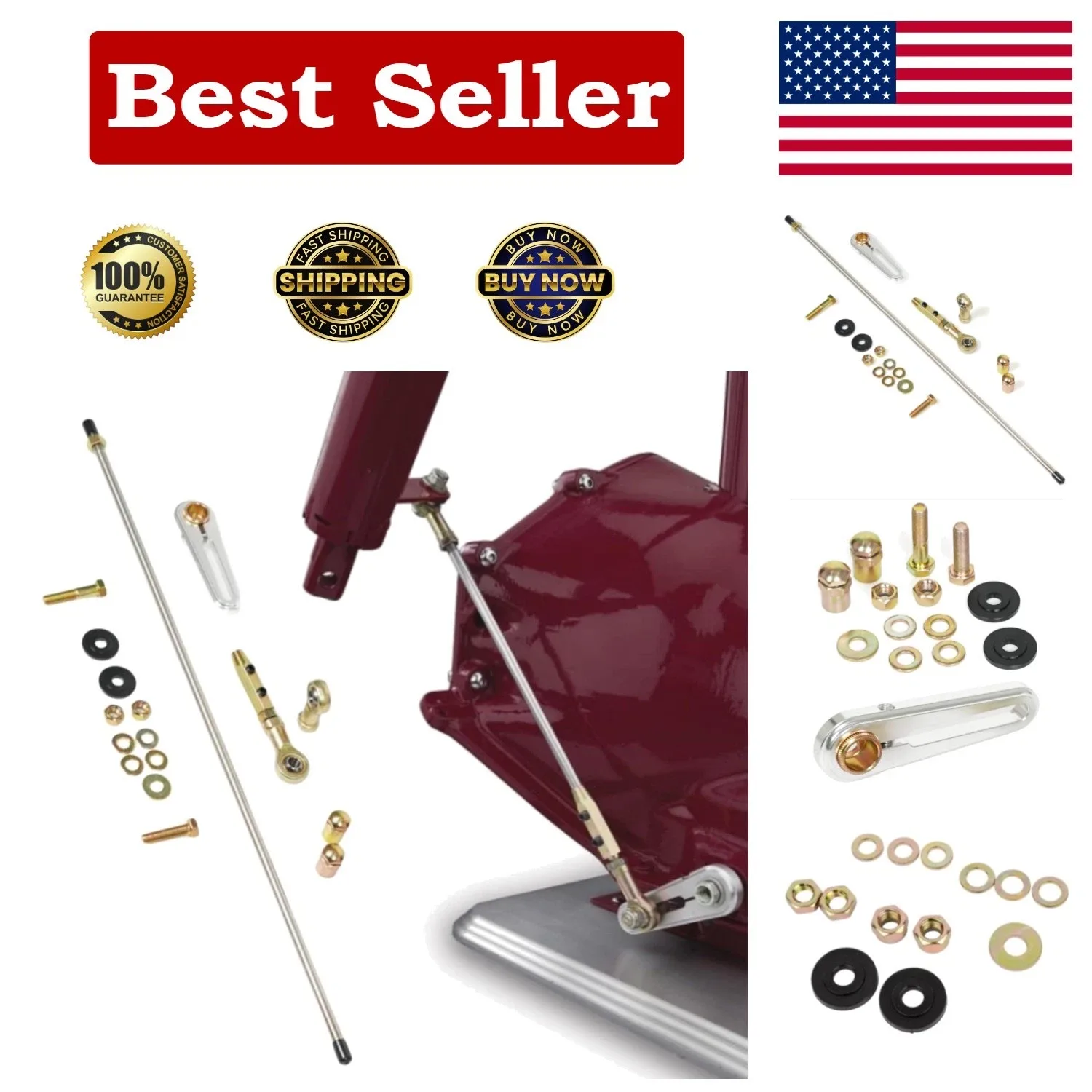 Shift Linkage Kit for GM 4L60/4L60E/4L80E/TH350 - ACA-1800 CB5010