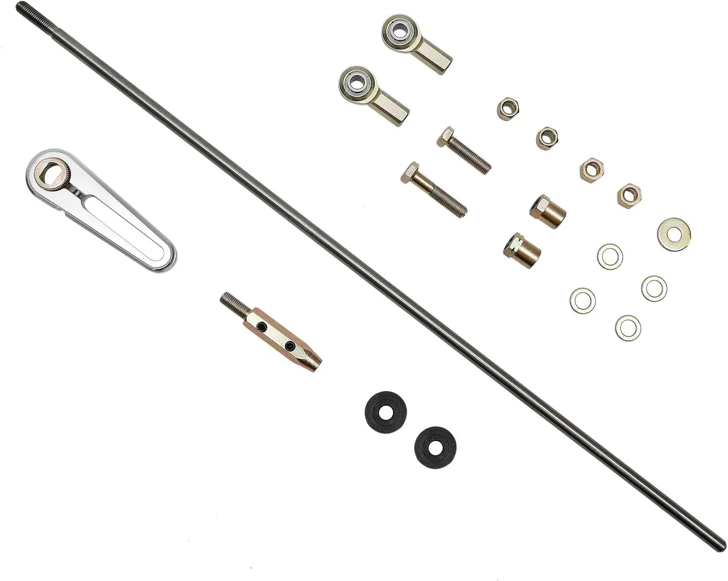 GM Column Shift Linkage Kit with 21" Stainless Steel Rod - Transmission Shift Linkage Kit image 3