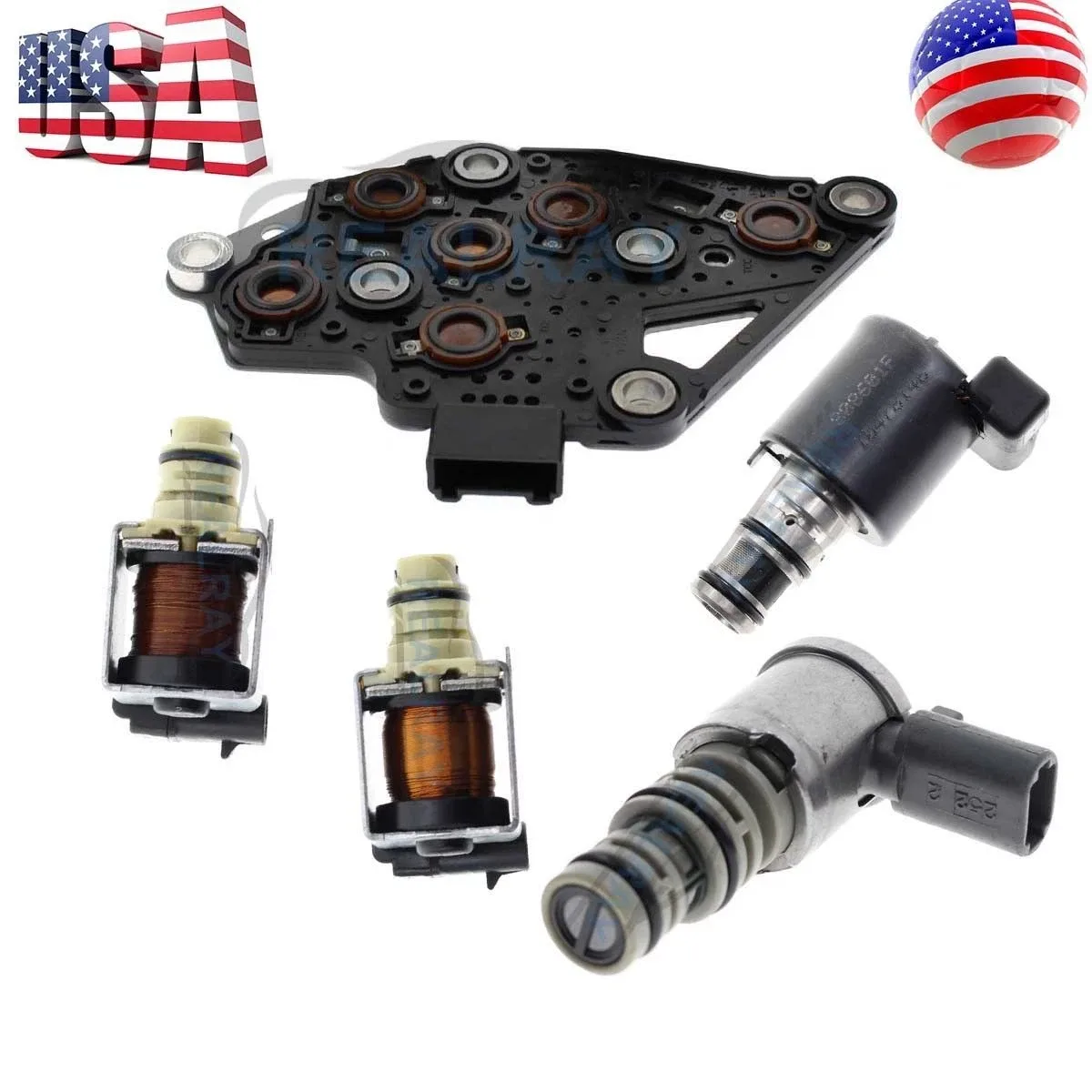 4T65E Transmission Master Solenoid Kit EPC Shift TCC For GM Volvo 1997 1998-2002 image 3