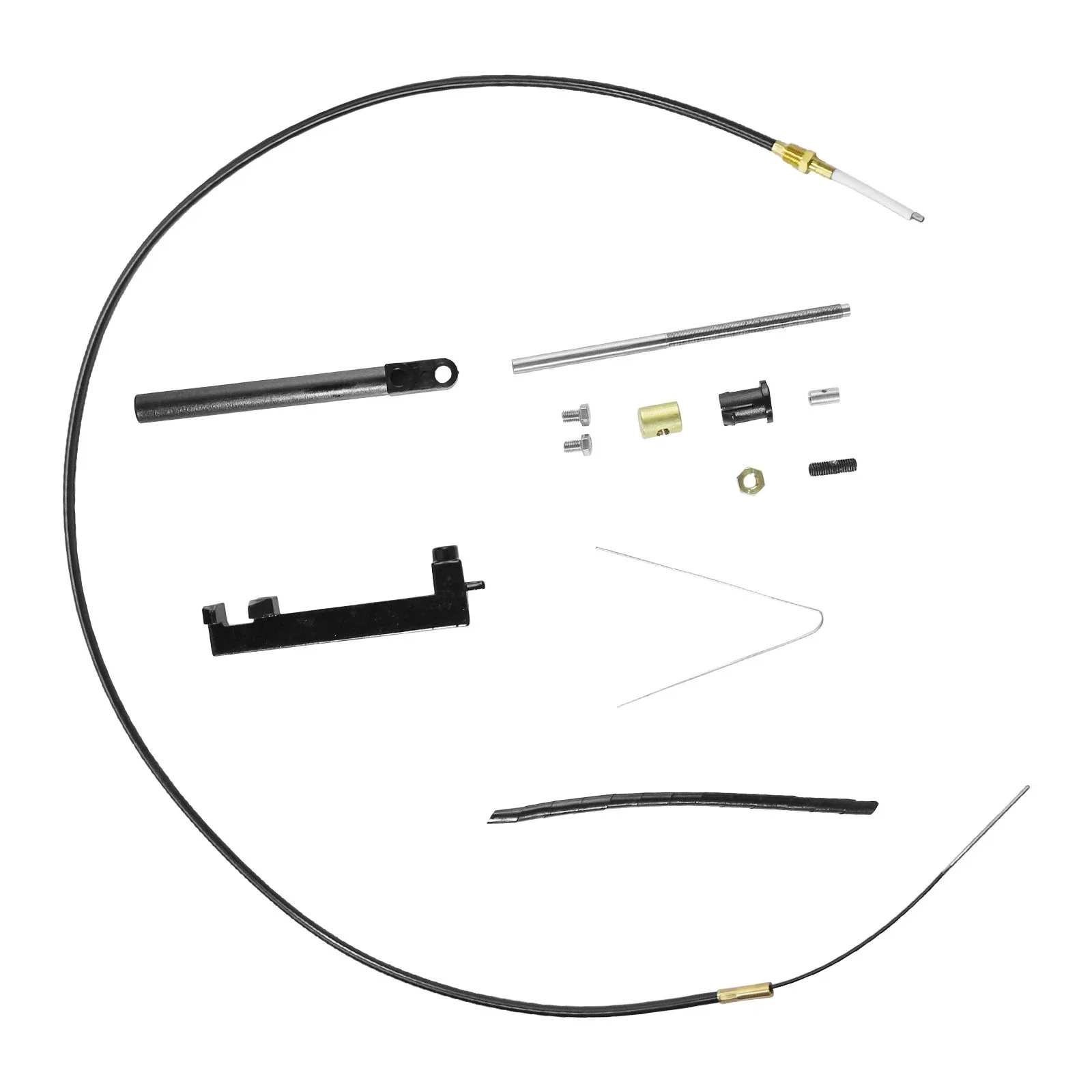 865436A02 1Pack Lower Shift Cable Kit Compatible with Mercruiser MC-I MR Alpha image 2