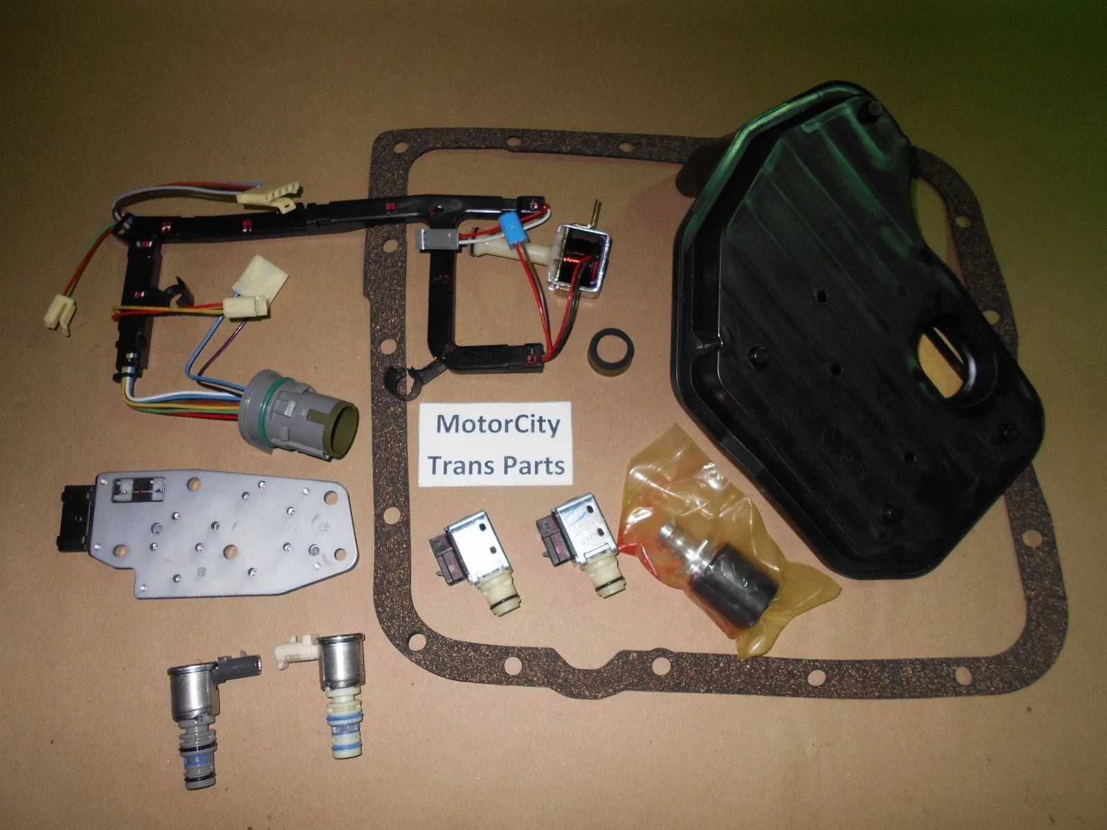 GM 4L60E Transmission Solenoid Kit Master Epc Shift Tcc Pwm 1998-02 W/ FILTER