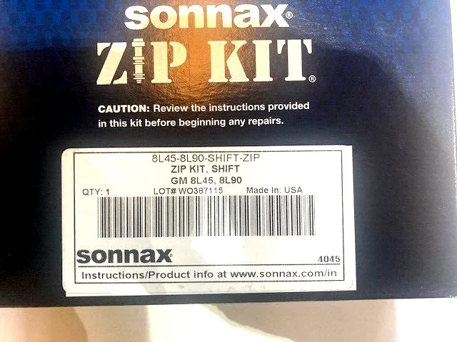 SONNAX 8L45 8L90 SHIFT ZIP KIT image 2