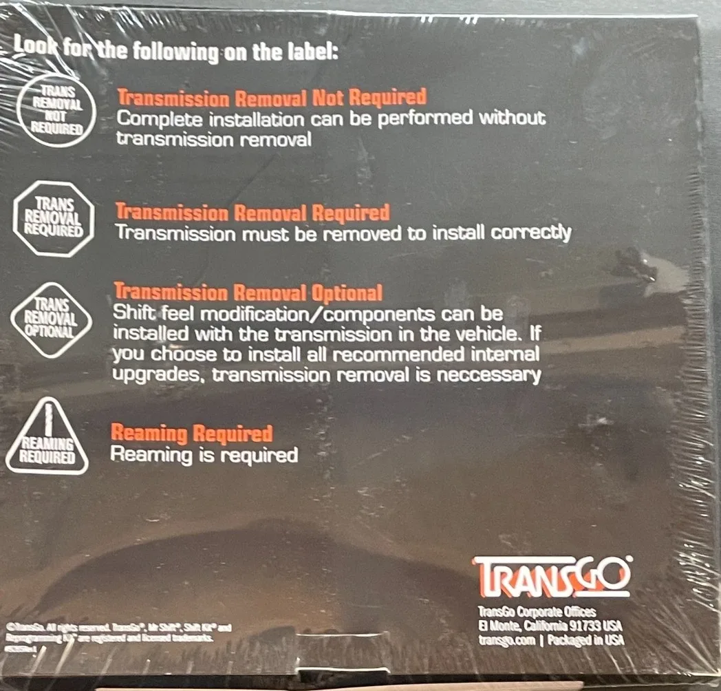 Transgo SK TFOD-DIESEL Dodge Ram Truck 46RE 47RE Performance Shift Kit image 2