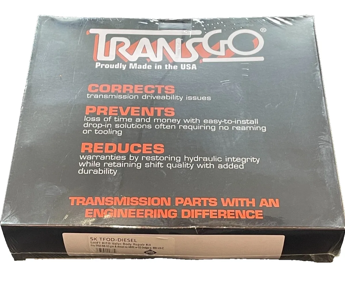 Transgo SK TFOD-DIESEL Dodge Ram Truck 46RE 47RE Performance Shift Kit