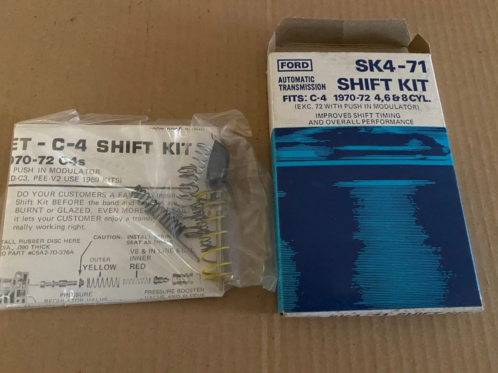 C4 transmission shift kit  70-72  SK4-71 new