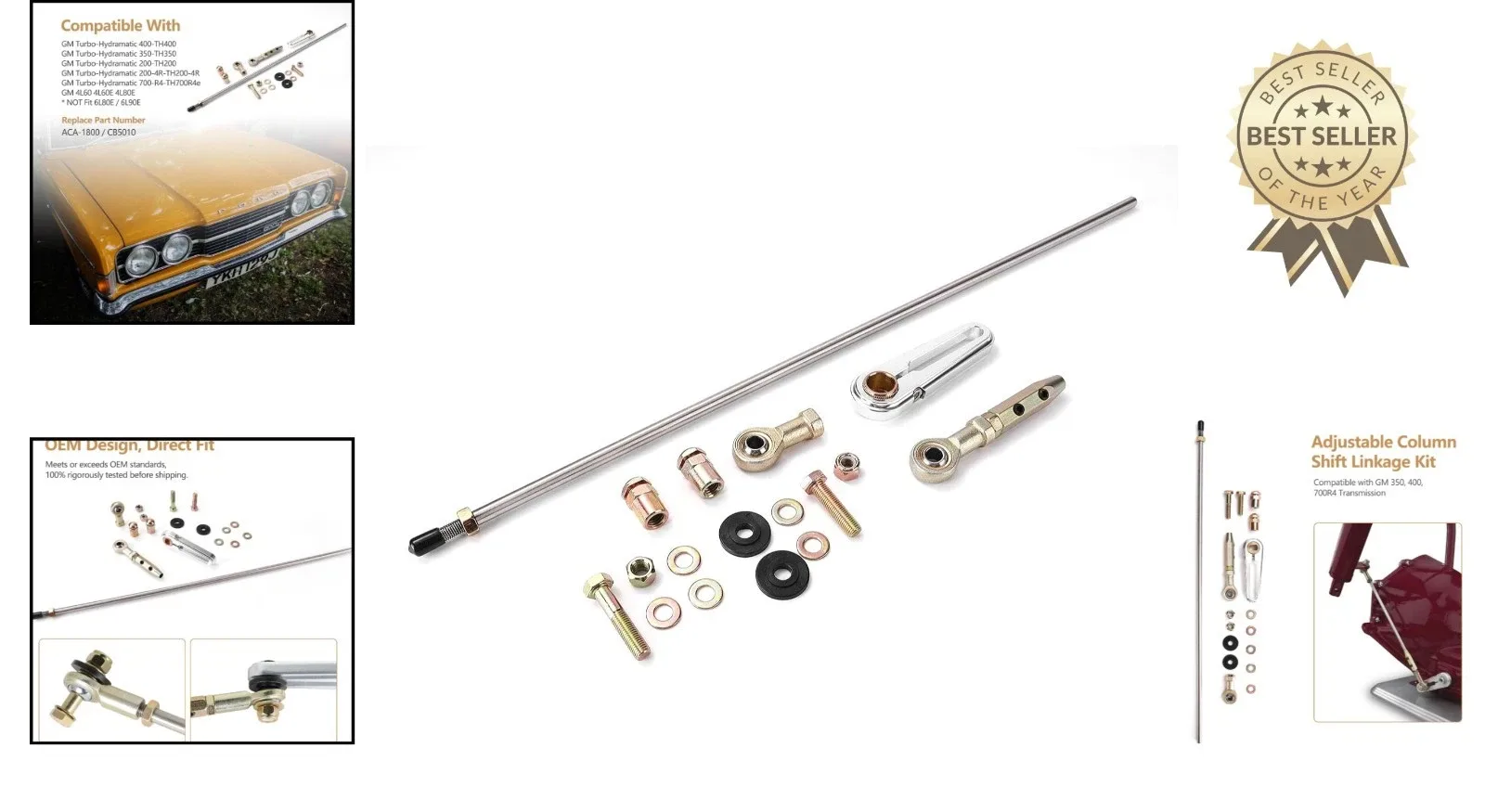 Adjustable Transmission Linkage Shift Kit - Unbranded - MPN: Transmission Linkage Kit image 2