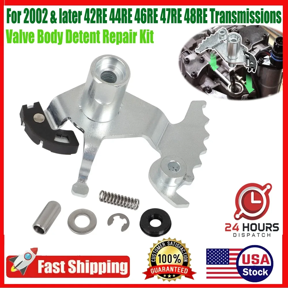 2002-2007 Dodge Ram 1500/2500/3500 Valve Body Detent Repair Kit for 46RE/47RE/48RE - Lernoxiumx